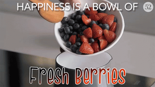 Berry Happiness In A Bowl GIF