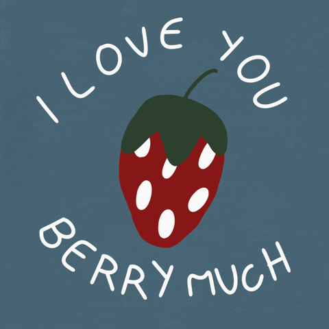 Berry Shaking Left And Right Love You GIF