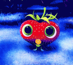 Berry Shocked Looking Up GIF