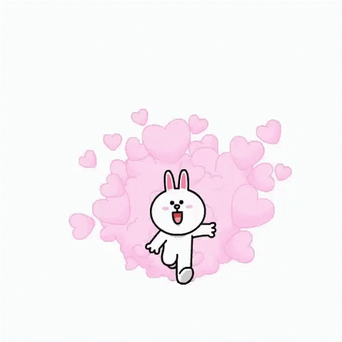 Besitos Conny Rabbits  Kiss Mark GIF