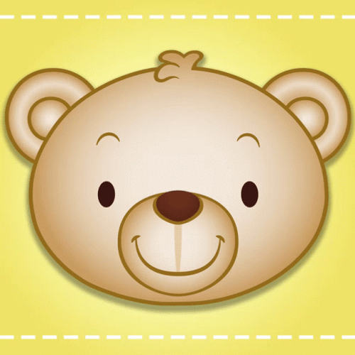 Besitos Cute Bear GIF