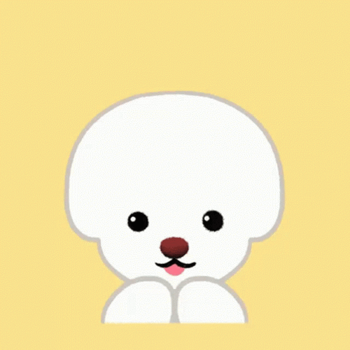 Besitos Cute Puppy Heart  GIF