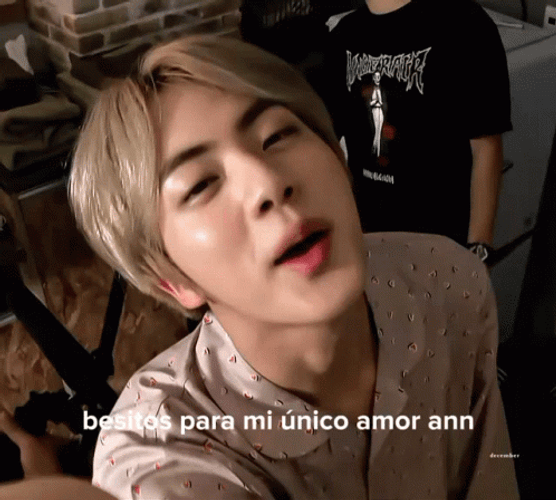 Besitos Jin Bts Flying Kiss GIF