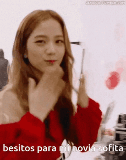 Besitos Jisoo Goodbye GIF