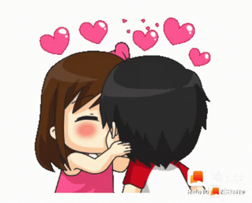 Beso Anime Couple GIF