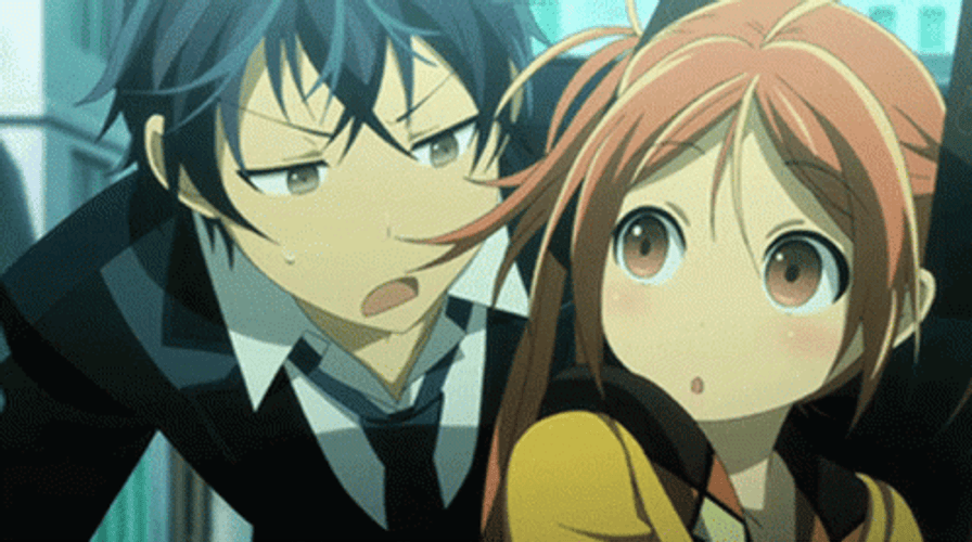 Besos Anime GIF