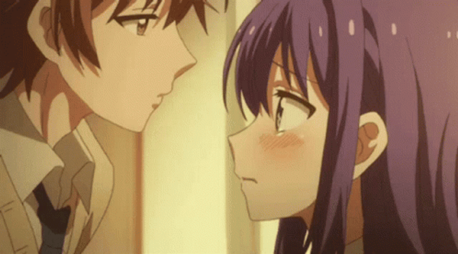 Besos Anime GIF
