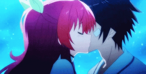 Besos Anime 498 X 253 Gif GIF