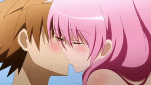 Besos Anime 498 X 280 Gif GIF