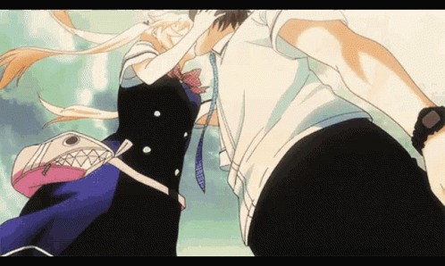 Besos Anime 498 X 298 Gif GIF