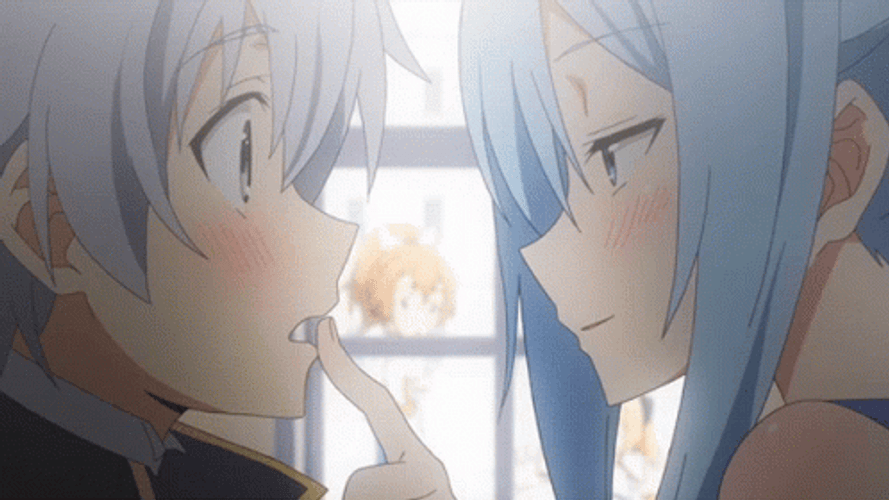 Besos Anime GIF