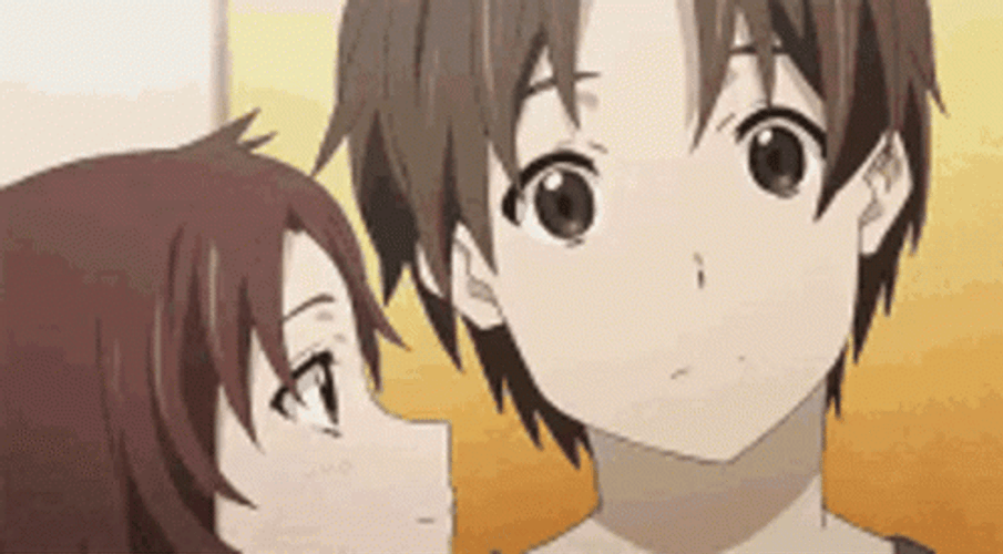 Besos Anime GIF