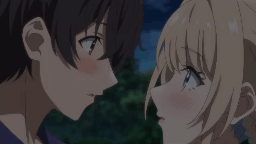 Besos Anime GIF