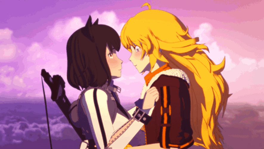 Besos Anime GIF