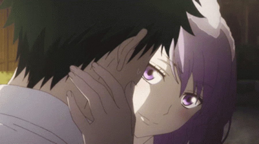 Besos Anime GIF