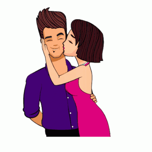 Besos Couple Hugs GIF