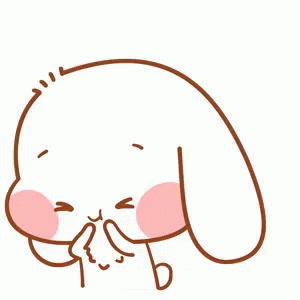 Besos Cute Bunny GIF