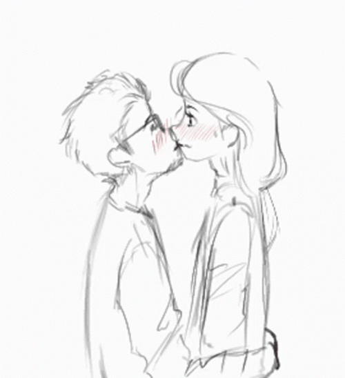 Besos De Novios GIF