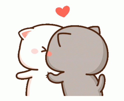 Besos Peach And Goma GIF