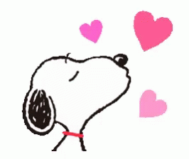 Besos Snoopy GIF