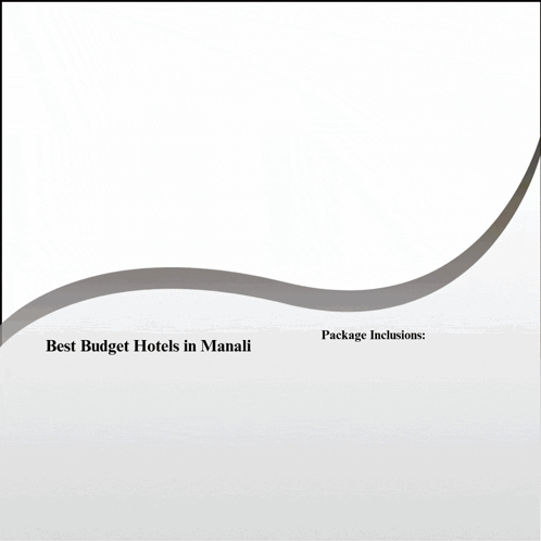 Best Budget Hotels in Manali with Packages