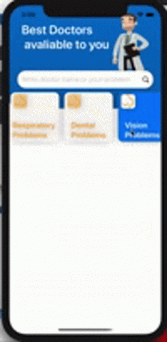Best Doctors Search On Smartphone Animation GIF