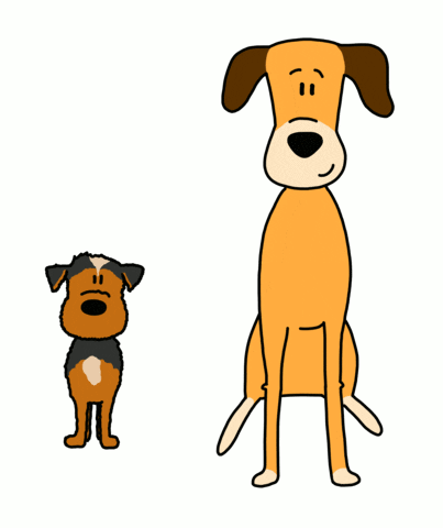 Best Friends Love Animated Dogs Hugging GIF