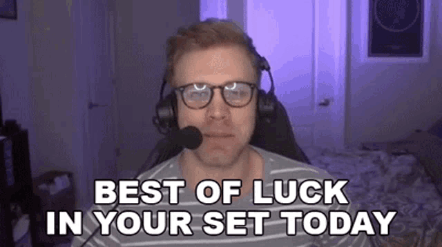 Best Of Luck In Your Set Today GIF