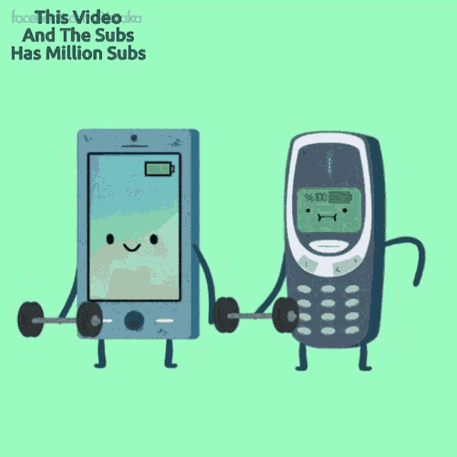 Best Smartphone Versus Old Model Handset Meme GIF