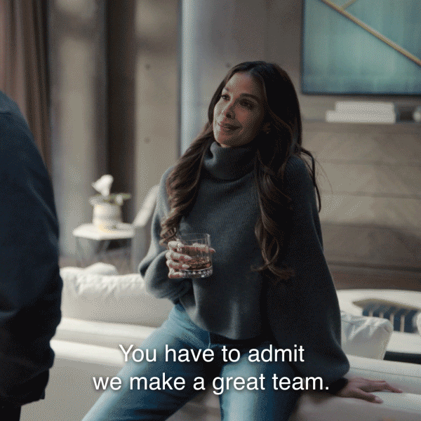 Best Team Ever Flirty Lady Drinking Alcohol GIF