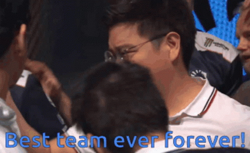 Best Team Ever Teammates Hugging GIF