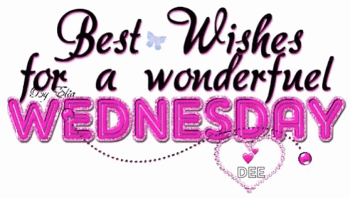 Best Wishes Happy Blessed Wednesday GIF