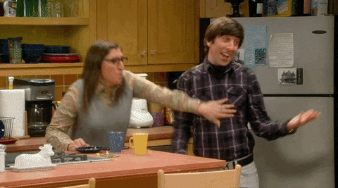 Bestie Hug Big Bang Theory GIF