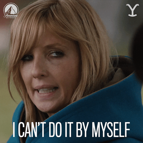 Beth Dutton Help Cant Do It GIF