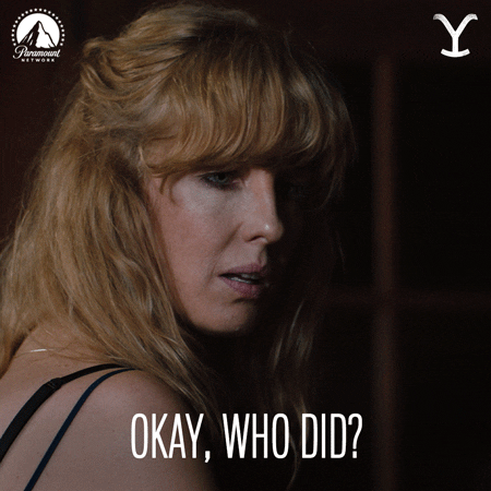 Beth Dutton Who Did Admit It GIF