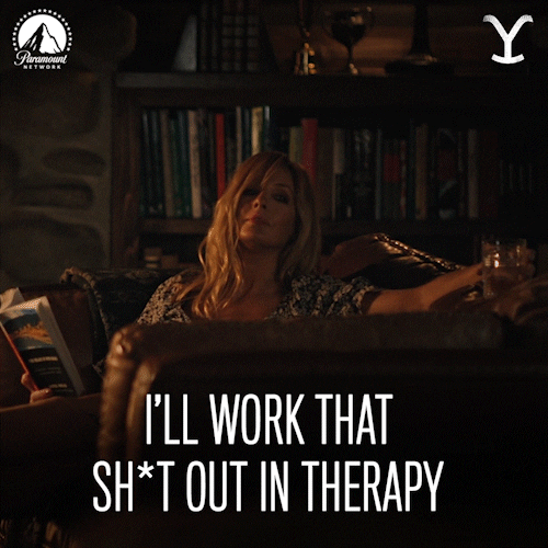 Beth Dutton Work That In Therapy GIF