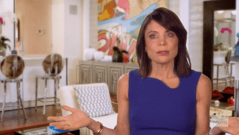 Bethenny Frankel Not Sure GIF