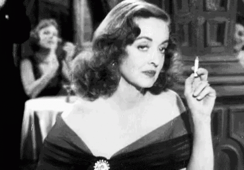 Bette Davis Hateful Look GIF