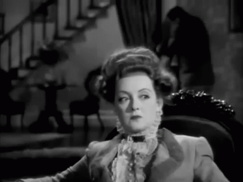 Bette Davis Hateful Look GIF