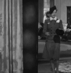 Bette Davis Kicks Hat GIF