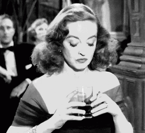Bette Davis Looks Up GIF