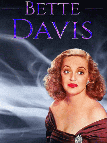 Bette Davis Off Shoulder GIF