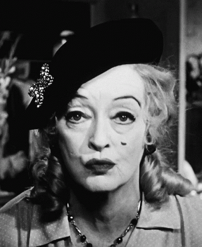 Bette Davis Pouts GIF