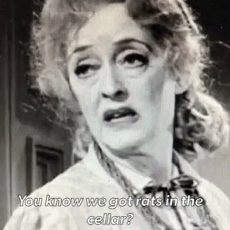 Bette Davis Rats GIF