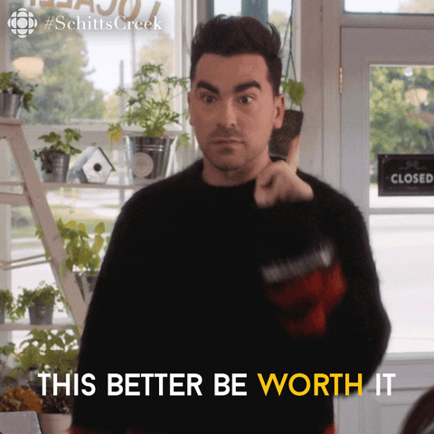 Better Be Worth It David Rose GIF