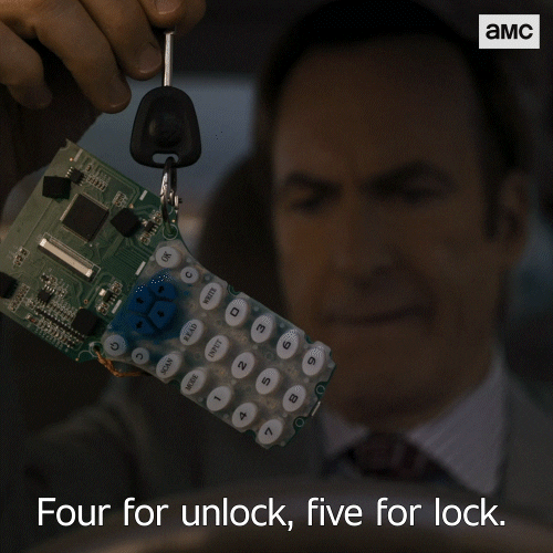 Better Call Saul Holding A Key GIF