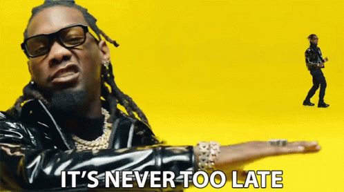 Better Late Than Never Cardi B GIF