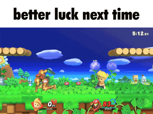 Better Luck Next Time Video Game