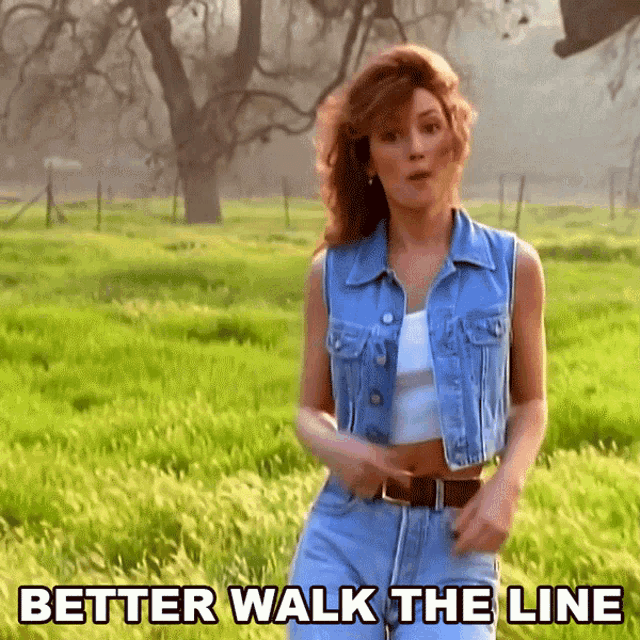 Better Walk The Line Shania Twain Gif GIF