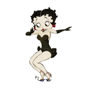Betty Boop Dancing In Swimsuit
